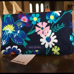 Vera Bradley checkbook cover moonlight garden NWT